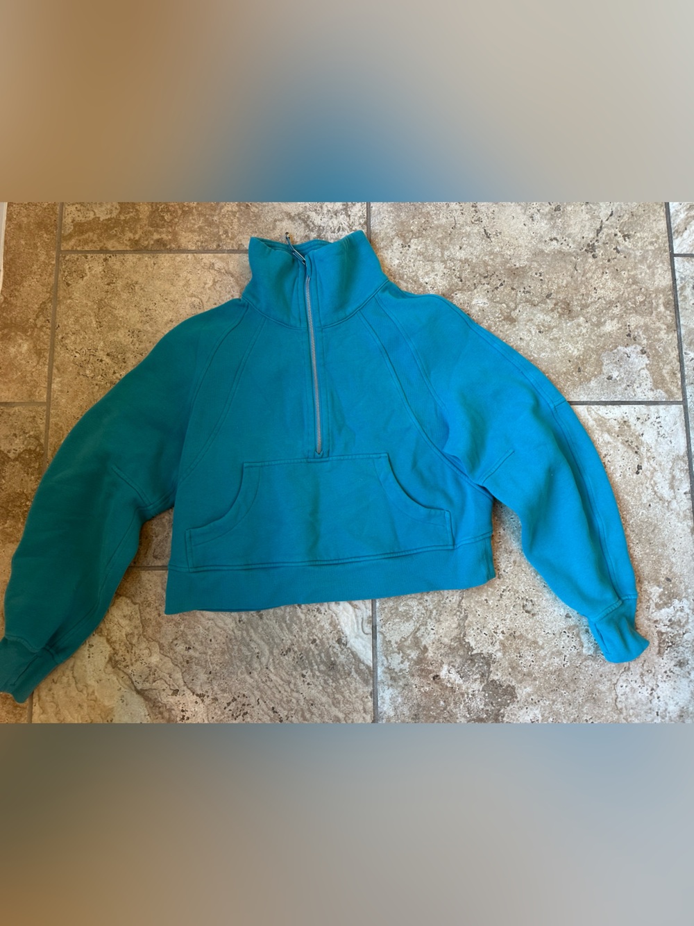 Lululemon Cropped  Quarter-Zip Pullover Sweater